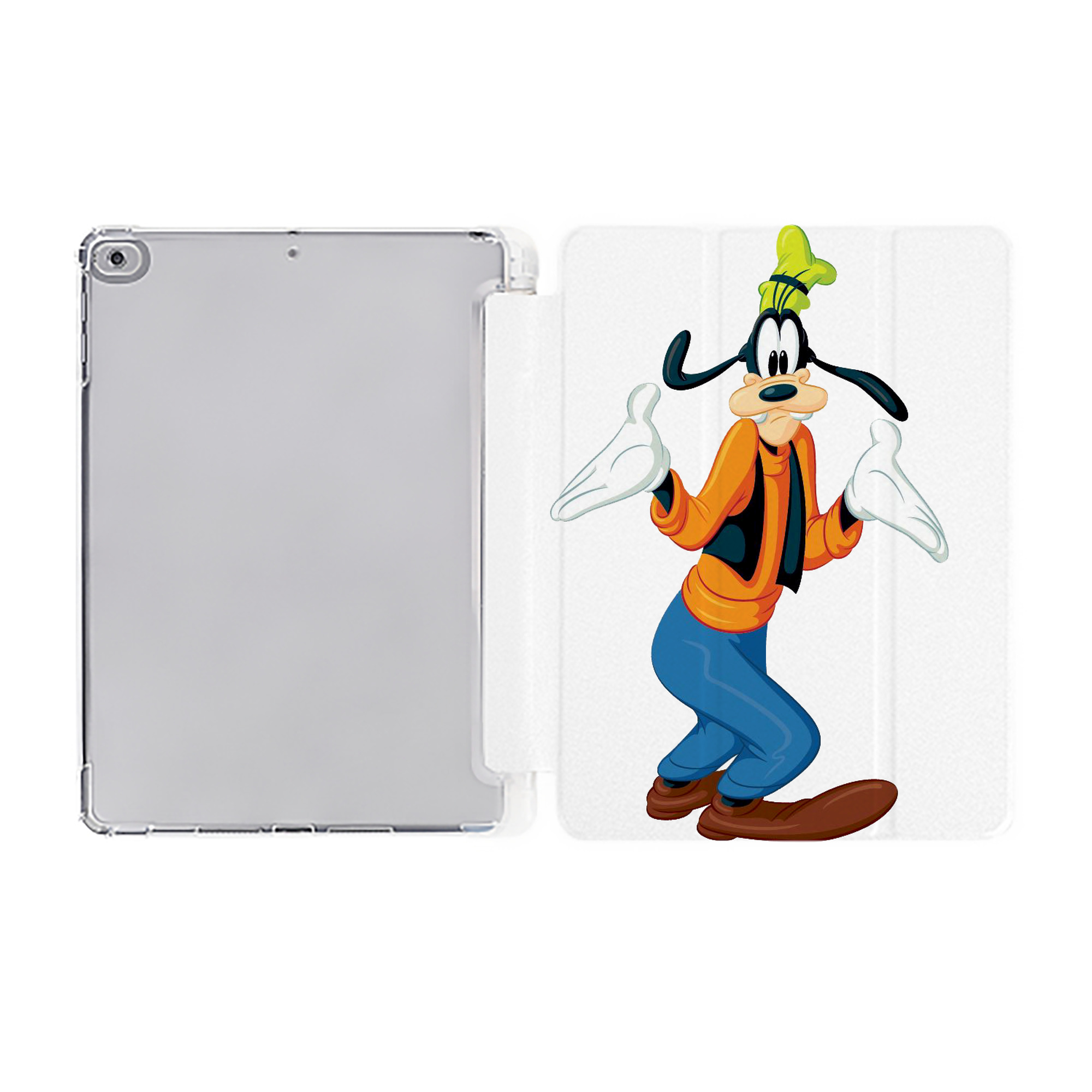 ミッキーマウス Mickey Mouse IPad ケース ペン収納付き 三つ折りスタンド PUレザー×シリコン 対応機種9.5/10.5/10.9インチ